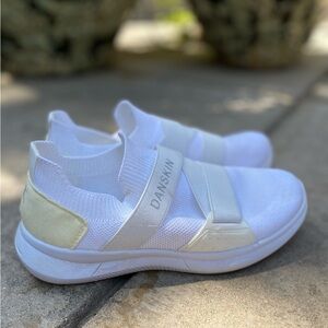 Danskin white sneaker slip on
